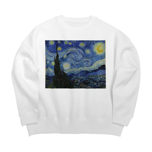 星月夜 / The Starry Night Big Crew Neck Sweatshirt