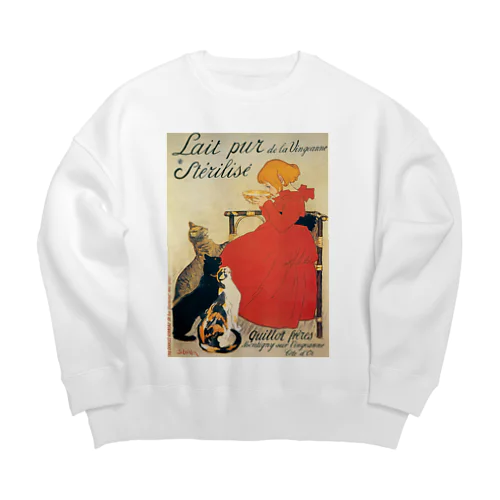 ヴァンジャンヌの殺菌牛乳 / Pure Sterilized Milk Big Crew Neck Sweatshirt