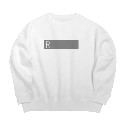 Rを挿入 Big Crew Neck Sweatshirt