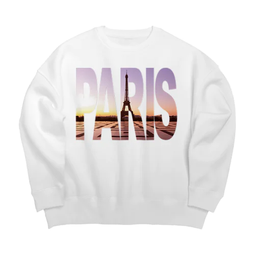 France Paris Sunrise フランス パリ 日の出 ビッグシルエットスウェット