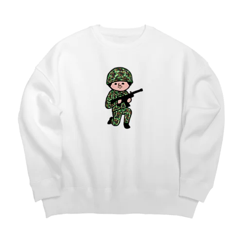 ミリタリー？ Big Crew Neck Sweatshirt