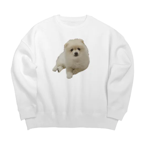 ぽめぇらにあん(小) Big Crew Neck Sweatshirt