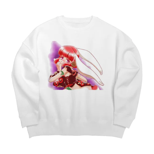 うさぎお姉ちゃん💖🐇 Big Crew Neck Sweatshirt