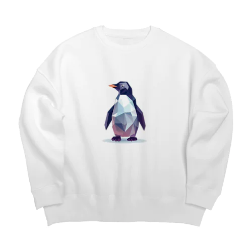 Frozen penguin Big Crew Neck Sweatshirt