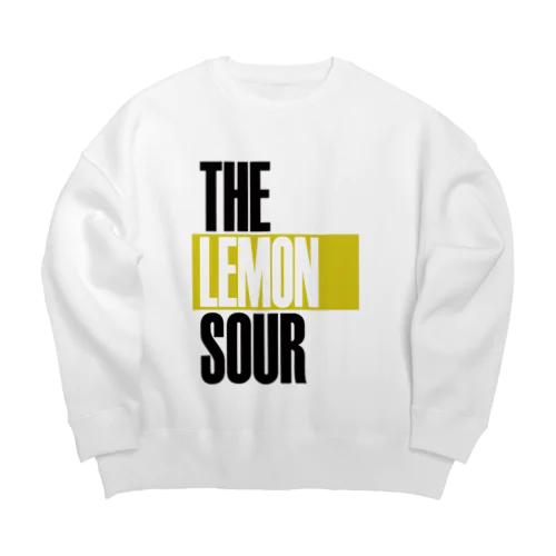 THE LEMON SOUR Big Crew Neck Sweatshirt