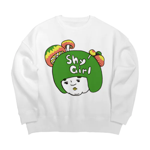 シャイガール Big Crew Neck Sweatshirt