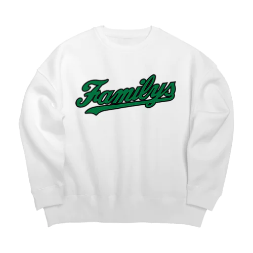 ファミリーズ（緑） Big Crew Neck Sweatshirt
