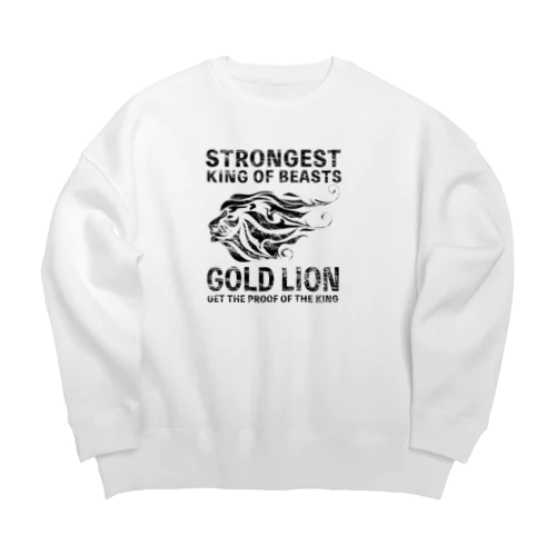 ゴールドライオンロゴ Big Crew Neck Sweatshirt