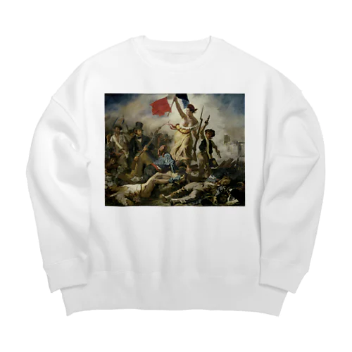 民衆を導く自由の女神 / Liberty Leading the People Big Crew Neck Sweatshirt