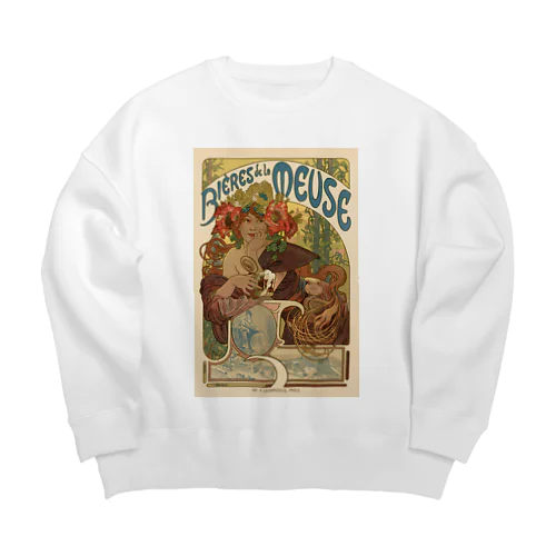 ムース川のビール / Beer of the Meuse Big Crew Neck Sweatshirt