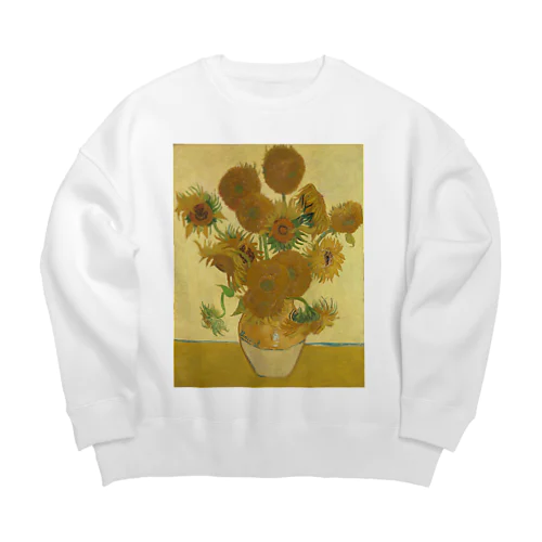 ひまわり / Sunflowers Big Crew Neck Sweatshirt