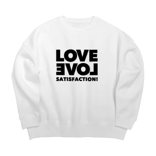 ラブラブまんぞくビッグシルエットトレーナー。 Big Crew Neck Sweatshirt