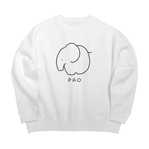 PAO ぞうさん Big Crew Neck Sweatshirt