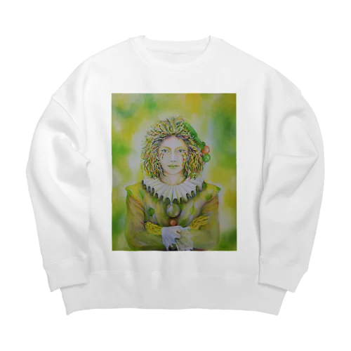 ハッピークラウン1 Big Crew Neck Sweatshirt