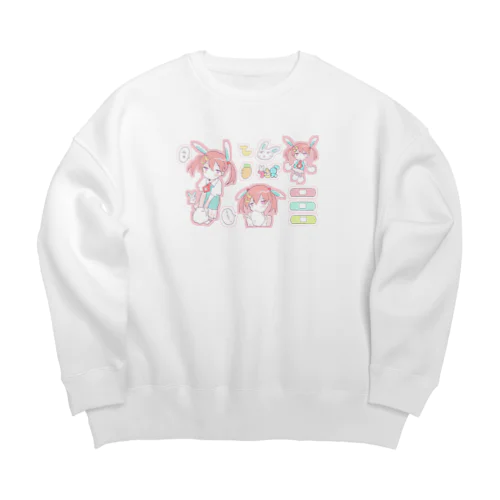 うさ男 Big Crew Neck Sweatshirt