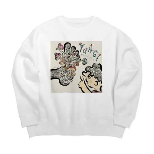 Fun-gi (楽しいシイタケ) Big Crew Neck Sweatshirt