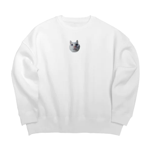 お酢くんの顔 (リアルver.) Big Crew Neck Sweatshirt