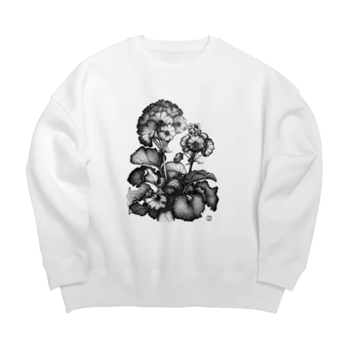 ゼラニウム Big Crew Neck Sweatshirt