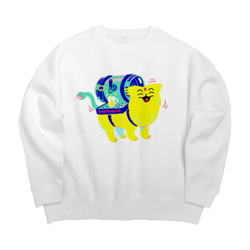 ビアサーバー・ケモチャン Big Crew Neck Sweatshirt