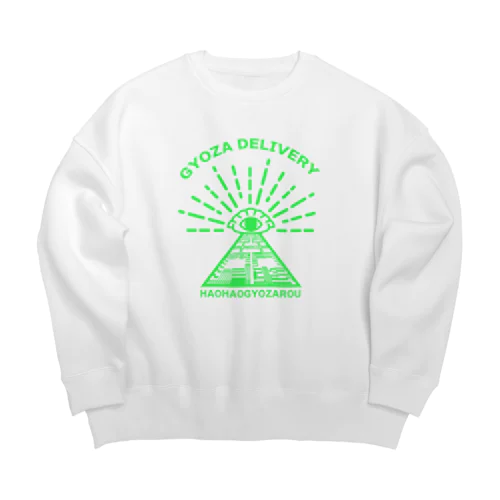 餃子ピラミッド Big Crew Neck Sweatshirt