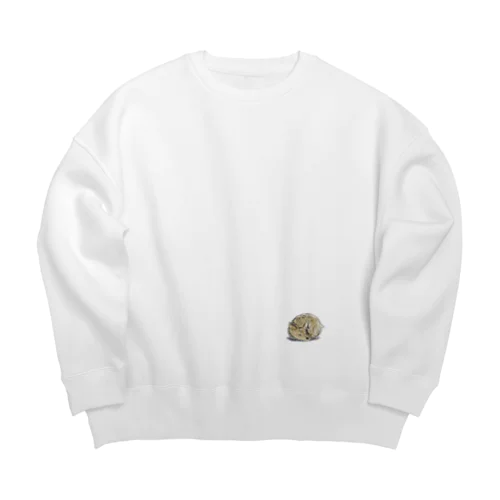 すやすやしか Big Crew Neck Sweatshirt