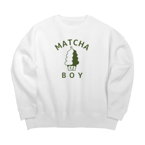 MATCHA BOY ビッグシルエットスウェット