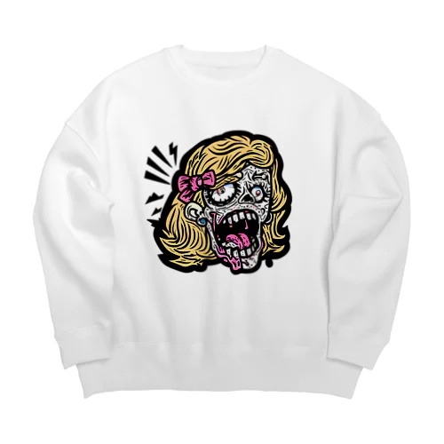 ■ゾンビクイーン【ホラーモンスター】 Big Crew Neck Sweatshirt