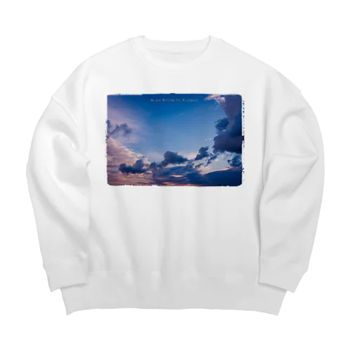 We Are Waiting for Rising Sun（その７） Big Crew Neck Sweatshirt