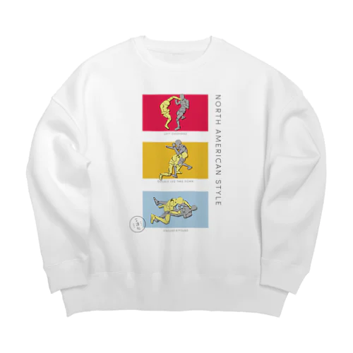 北米スタイルC Big Crew Neck Sweatshirt