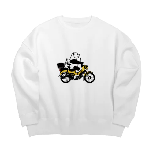 クロスカブ　綺麗な黄色 Big Crew Neck Sweatshirt