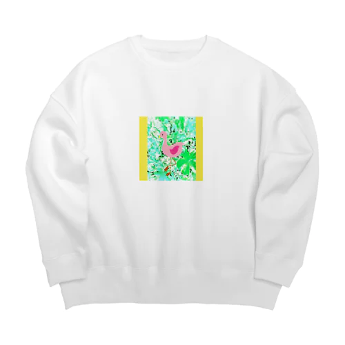 ふらみんご No.1 Big Crew Neck Sweatshirt