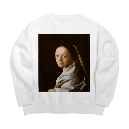 少女 / Portrait of a Young Woman Big Crew Neck Sweatshirt