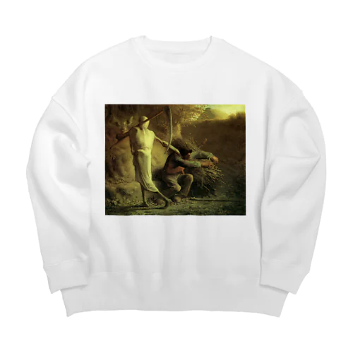 死と木こり / Death and the Woodcutter Big Crew Neck Sweatshirt