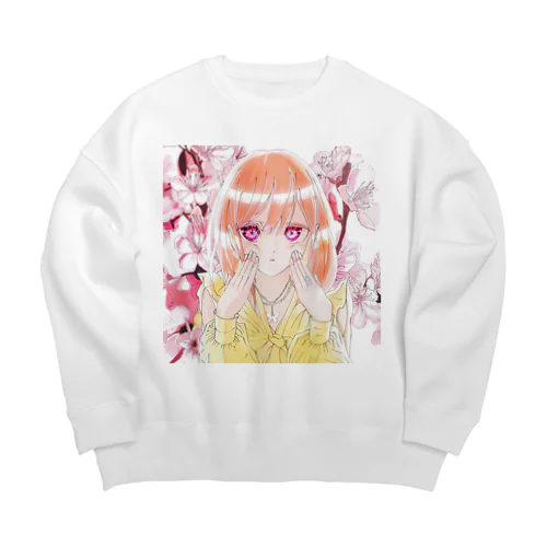 なごみ慧 Big Crew Neck Sweatshirt