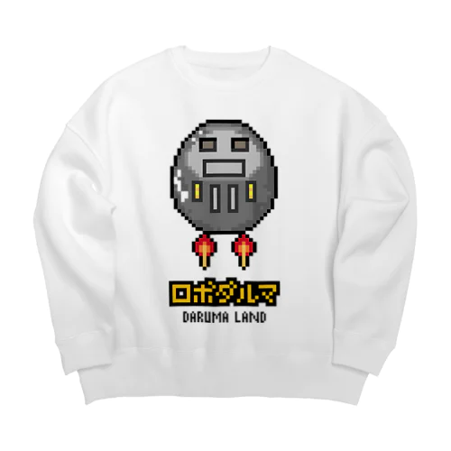 ロボDaruma Big Crew Neck Sweatshirt