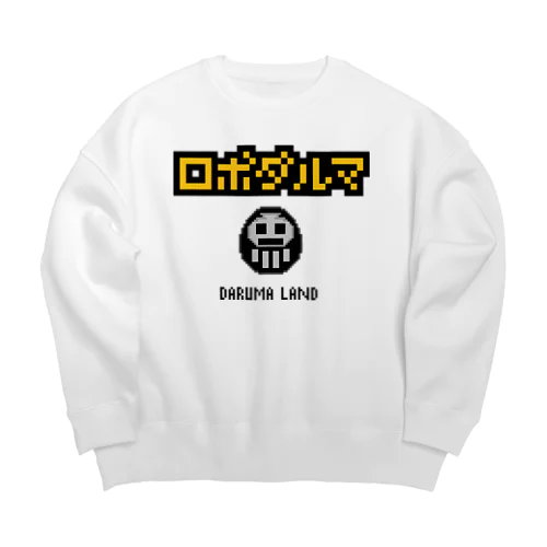 ロボDaruma Big Crew Neck Sweatshirt