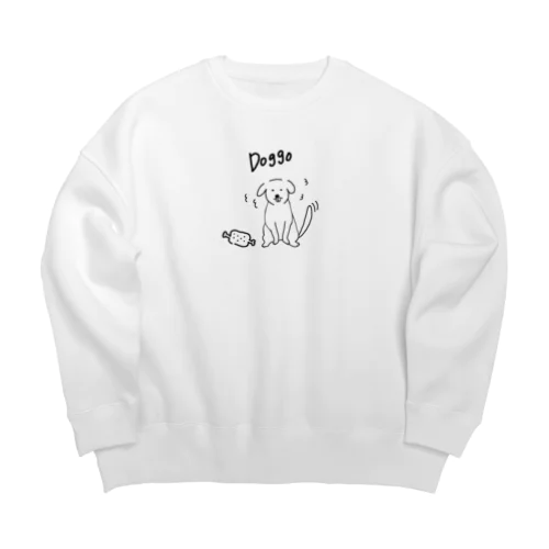 どっご Big Crew Neck Sweatshirt