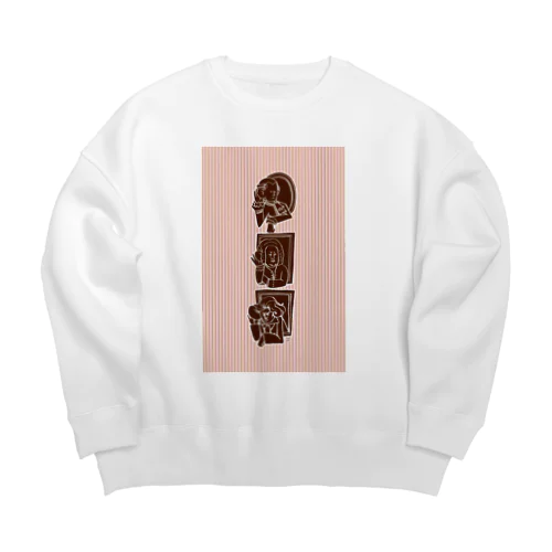 耳がきこえる名作曲家トリオ Big Crew Neck Sweatshirt