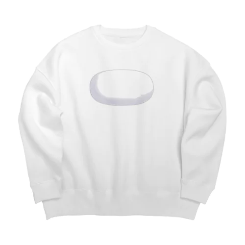 カイコガ(まゆ) Big Crew Neck Sweatshirt