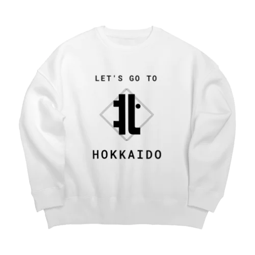 北海道へ行こう ～キタキツネ～ Big Crew Neck Sweatshirt