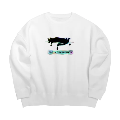 猫は液体 Big Crew Neck Sweatshirt