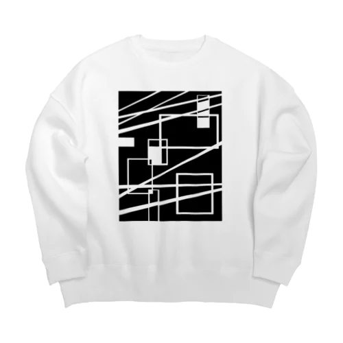 wire rectangle maze ビッグシルエットスウェット