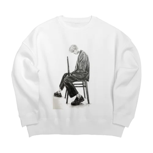 ファンアート EXO チャンヨル　Chanyeol fanart  Big Crew Neck Sweatshirt