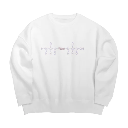 ペプチド結合 Big Crew Neck Sweatshirt