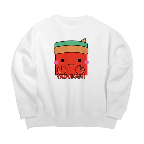 イラスト604 四角いヤドカリ Big Crew Neck Sweatshirt