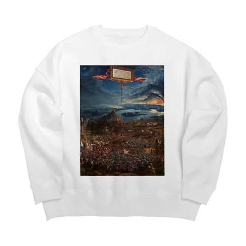 アレクサンダー大王の戦い / The Battle of Alexander at Issus Big Crew Neck Sweatshirt