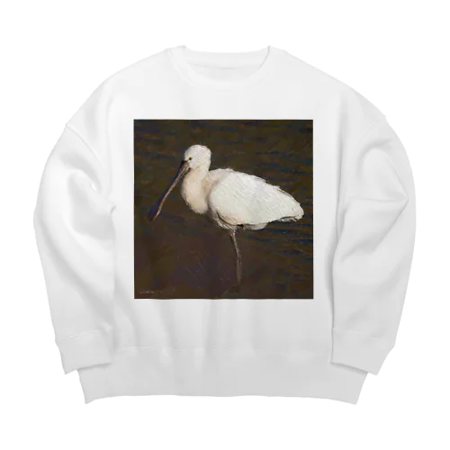 ヘラサギ Big Crew Neck Sweatshirt