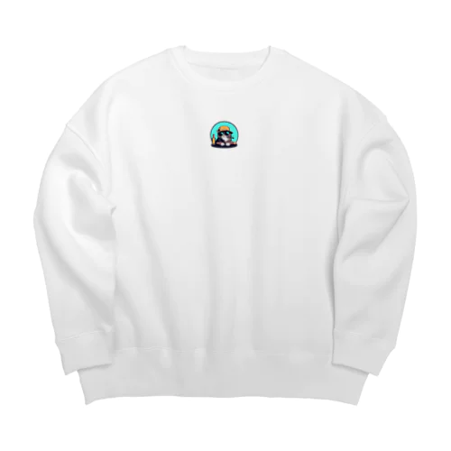 HIPHOP猫 Big Crew Neck Sweatshirt