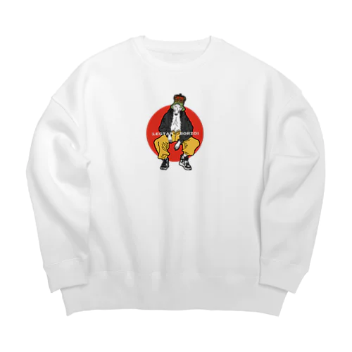 ストリートボルゾイ Big Crew Neck Sweatshirt