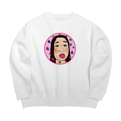 0120・熟熟まなちゃん・配信者シリーズ（じゅうにブランド） Big Crew Neck Sweatshirt